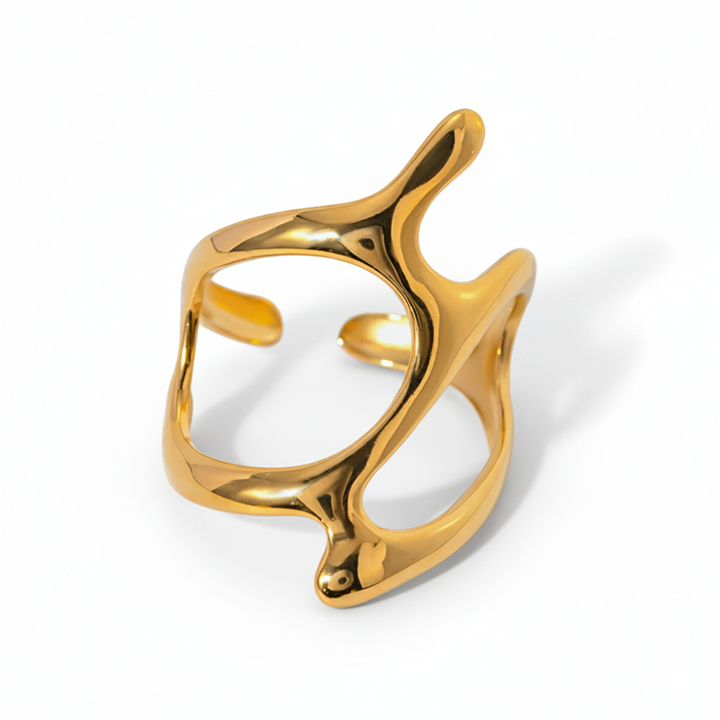 Irregular Geometric Open Ring