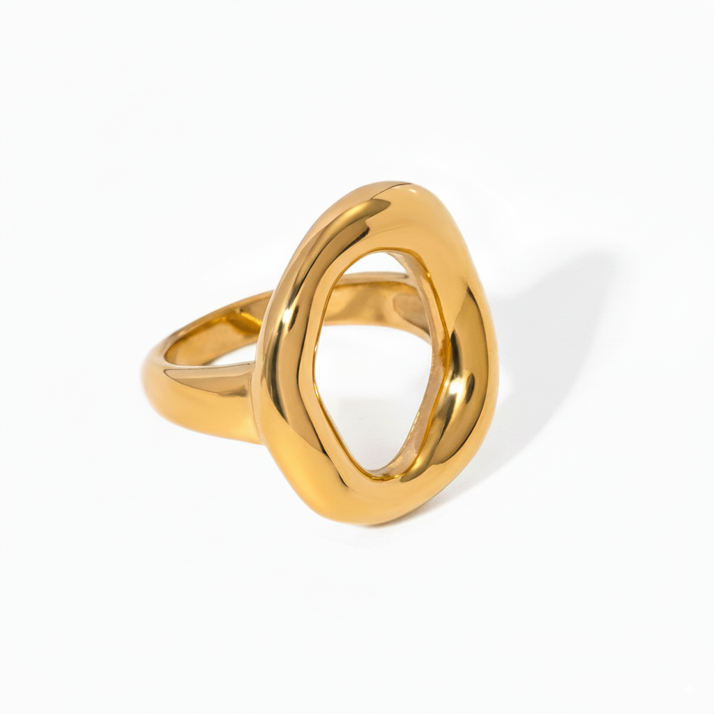 Geometric Hollow Irregular Ring