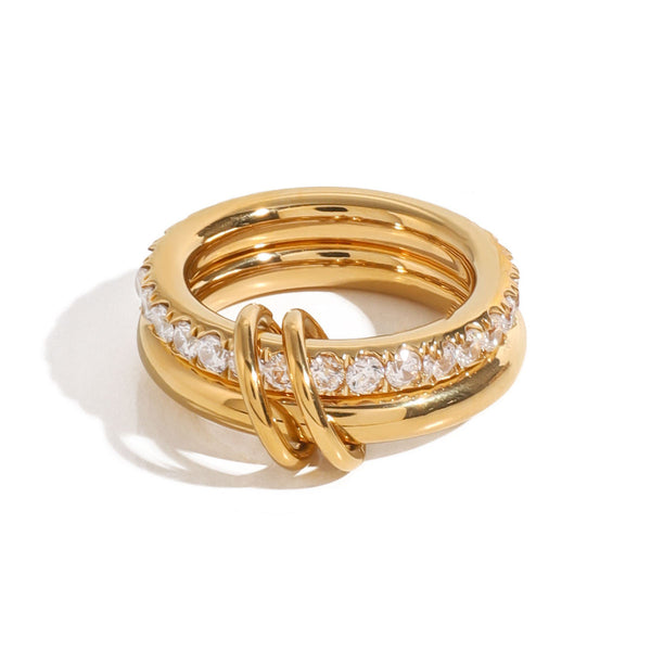 Double Layer Interlocking Ring