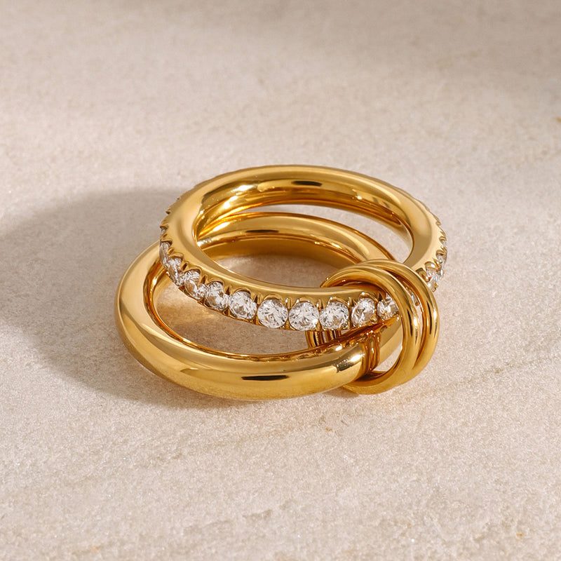 Double Layer Interlocking Ring