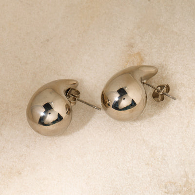 Water Drop Titanium Steel Earring