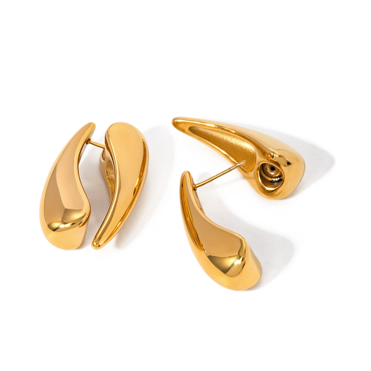 Interlaced Water Drop Earring