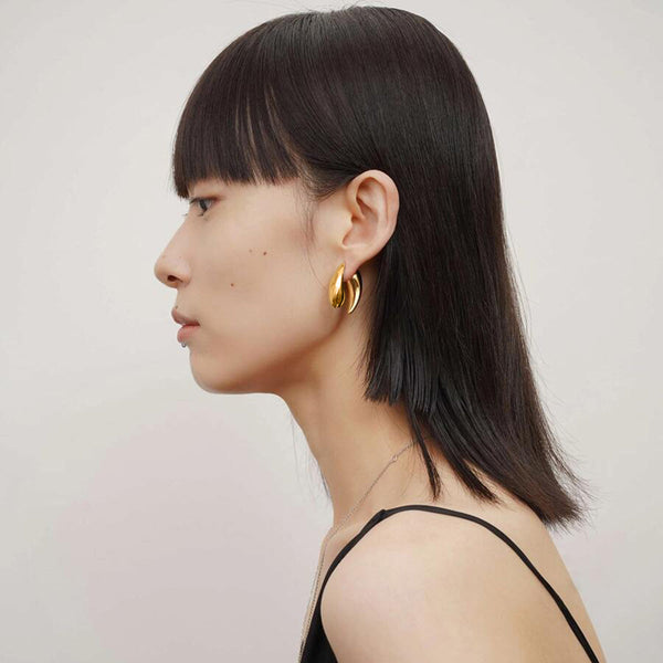 Interlaced Water Drop Earring