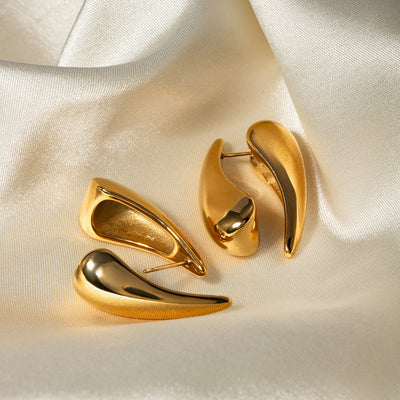 Interlaced Water Drop Earring