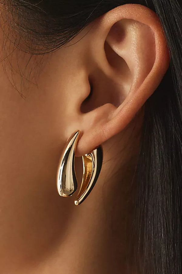 Interlaced Water Drop Earring