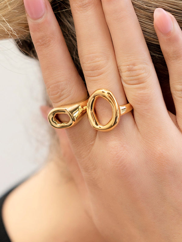 Geometric Hollow Irregular Ring