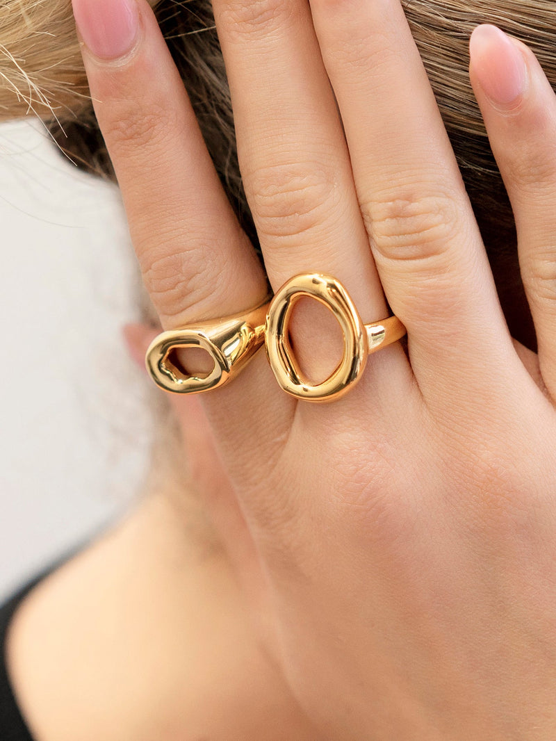Geometric Hollow Irregular Ring