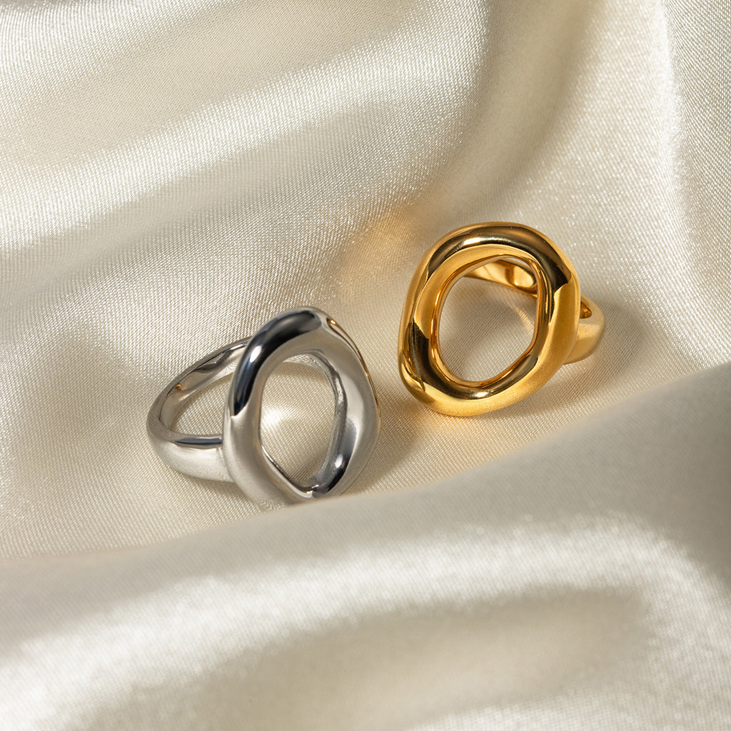 Geometric Hollow Irregular Ring