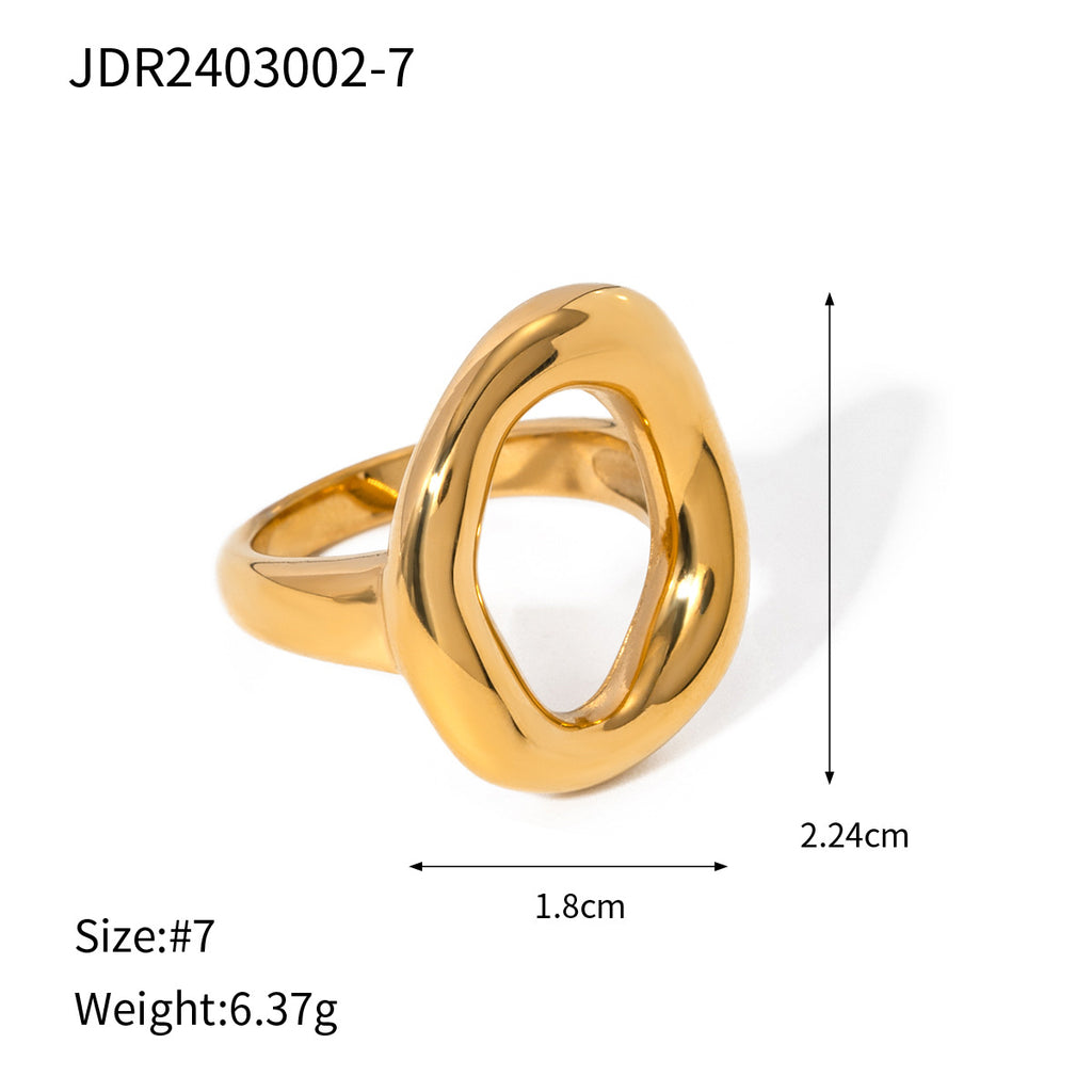 Geometric Hollow Irregular Ring
