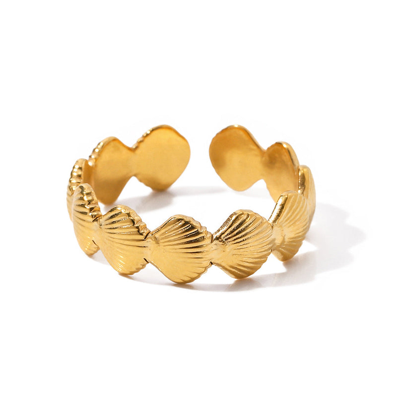 Scallop Shell Chain Ring