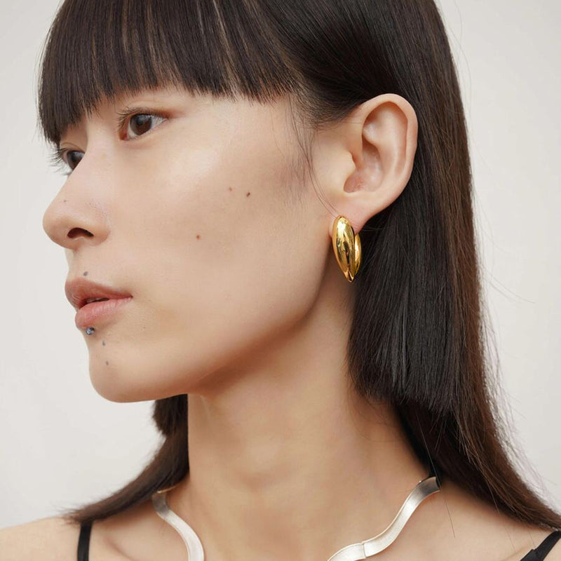 Interlaced Water Drop Earring